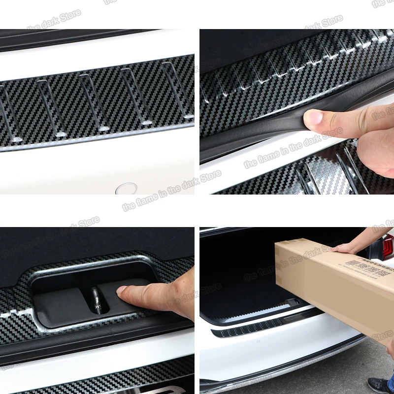 

Lsrtw2017 for Lexus Es ES200 260 300h Car Trunk Sill Board Titanium for Lexus Decorative Mouldings Accessories 2018 2019 2020
