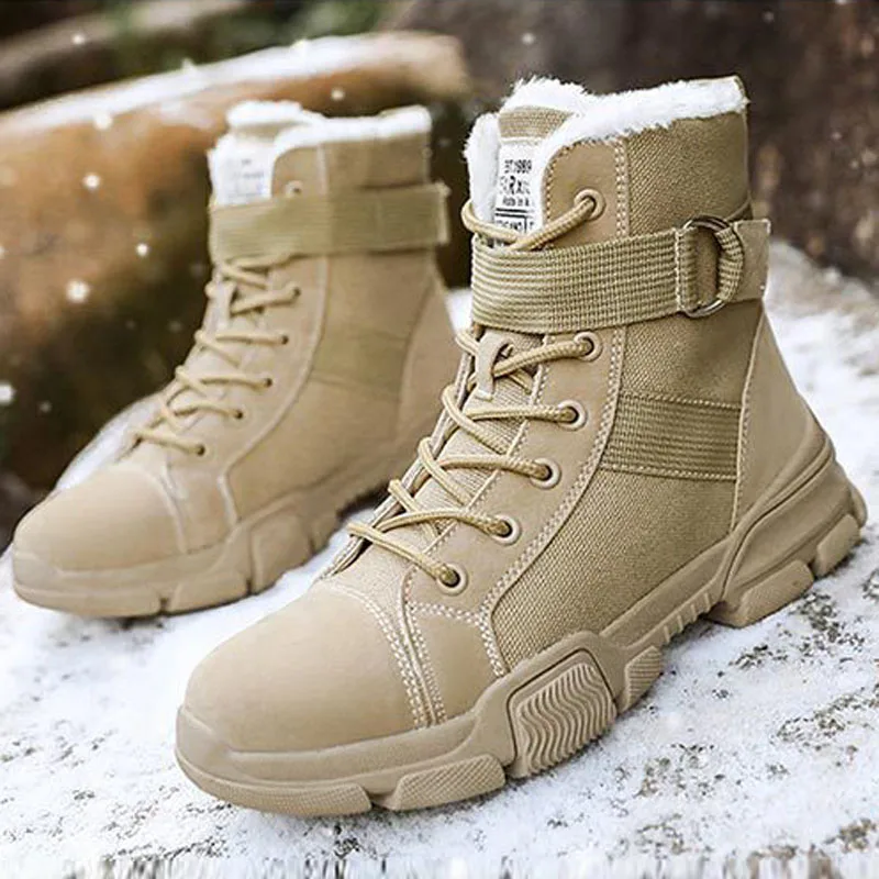 Женские зимние ботинки повседневная женская обувь с Плюшевым Мехом Теплые