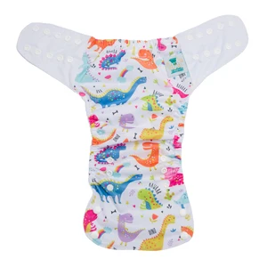 Print 2 JinoBaby EX сухой ткани Doapers Карманный подгузник(с 1 шт натурального бамбука вставки - Цвет: Print 2