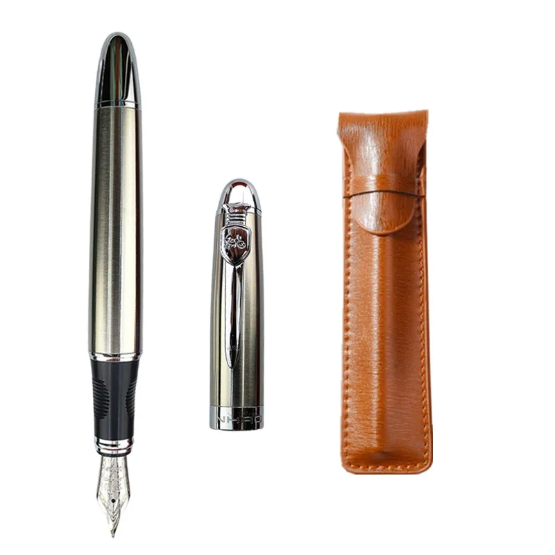 Перьевая ручка Jinhao чернила полностью металлические ручки с зажимом из