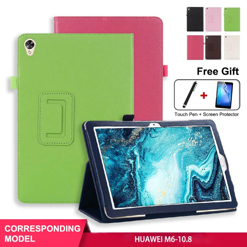 SZOXBY для HUAWEI MediaPad M6 10 8 дюймов чехол бизнес планшета кожаный флип подставка сна