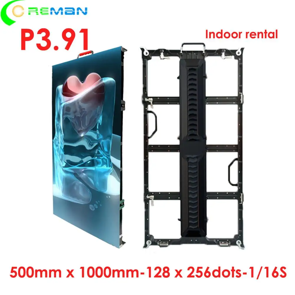AC110V/220 В энергосберегающие P3.91 P4.81 светодиодная видеопанель HD RGB afficheur matix