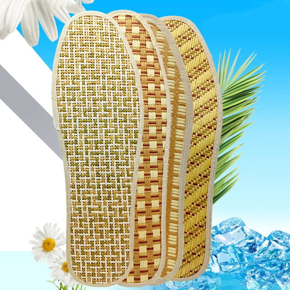 Стельки унисекс из бамбукового угля и льна дышащие антибактериальные удобные