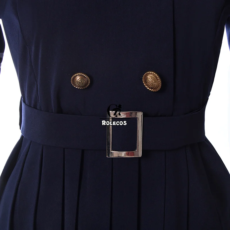 ROLECOS японская JK школьная форма матроска Косплей костюмы темно синее длинное