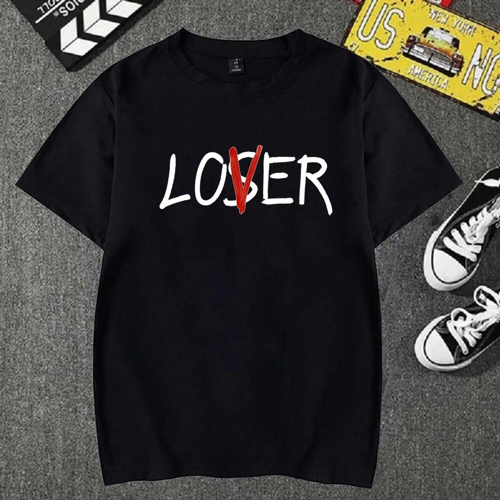 

Lover Loser T-shirt Men Women Best Quality Cashew Printing T shirt Tops Tee