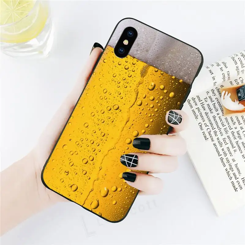 

Beer Alcohol Vodka text pattern high quality Anti-fall Phone Case for iPhone 11 12 pro XS MAX 8 7 6 6S Plus X 5S SE 2020 XR