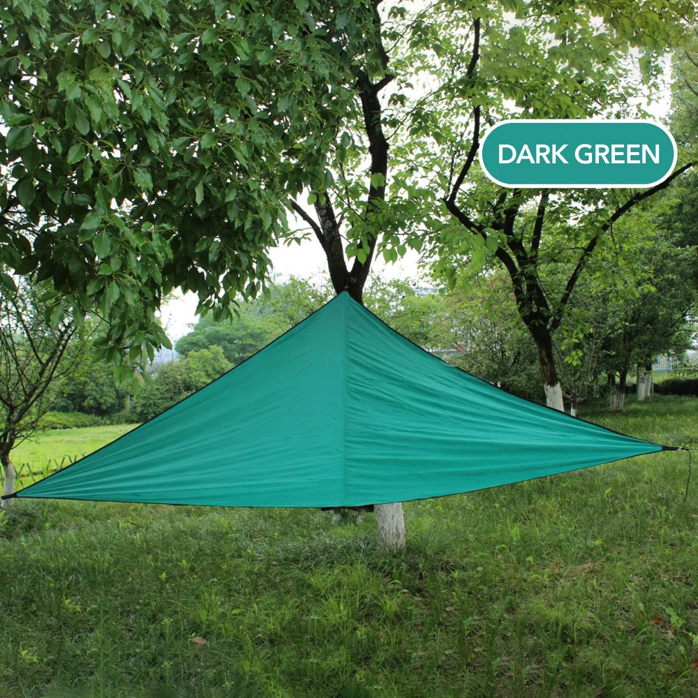 Уличная тент парус водонепроницаемая треугольная сетка для защиты от солнца 4 м