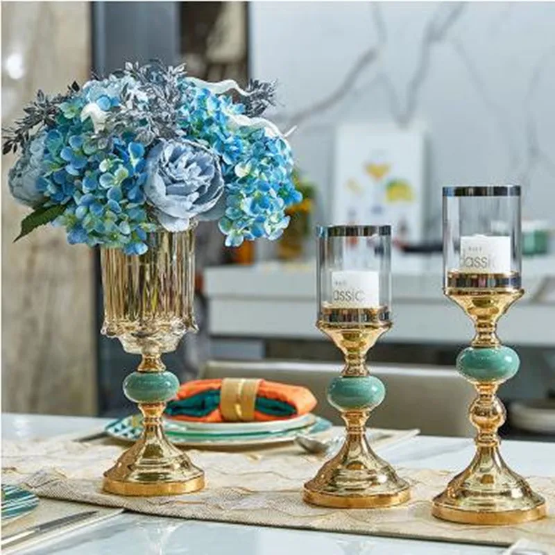 

Creative wedding decoration candlestick, beautiful tabletop decorations, European style ornaments