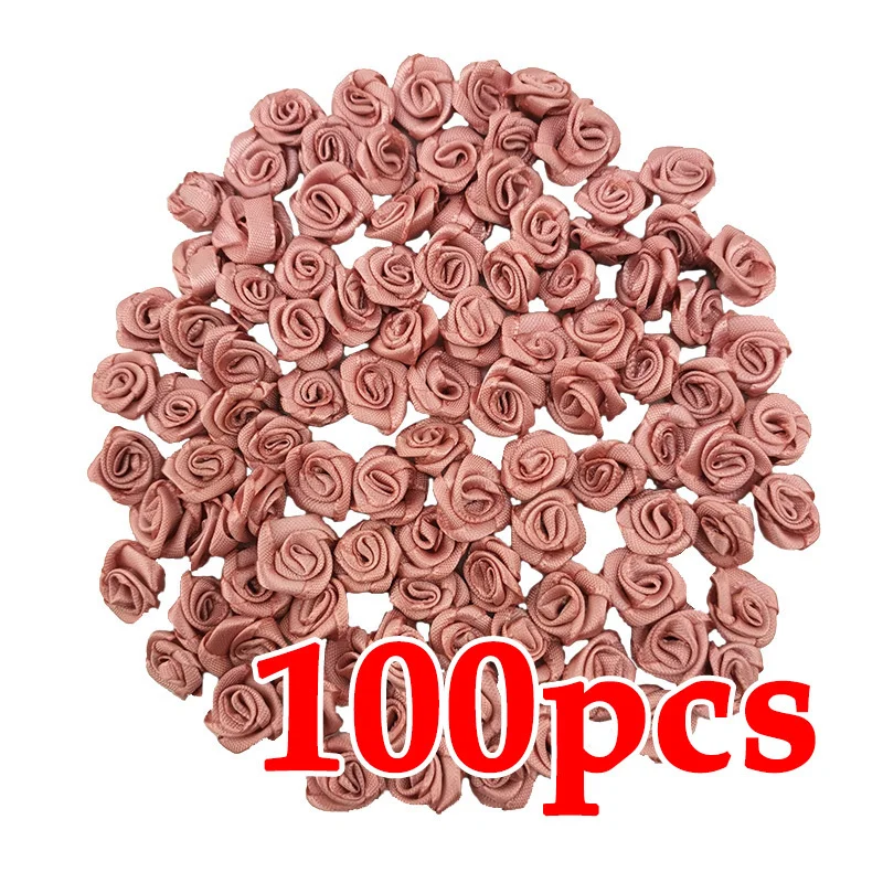 

Искусственные розовые ленточные цветы homearound