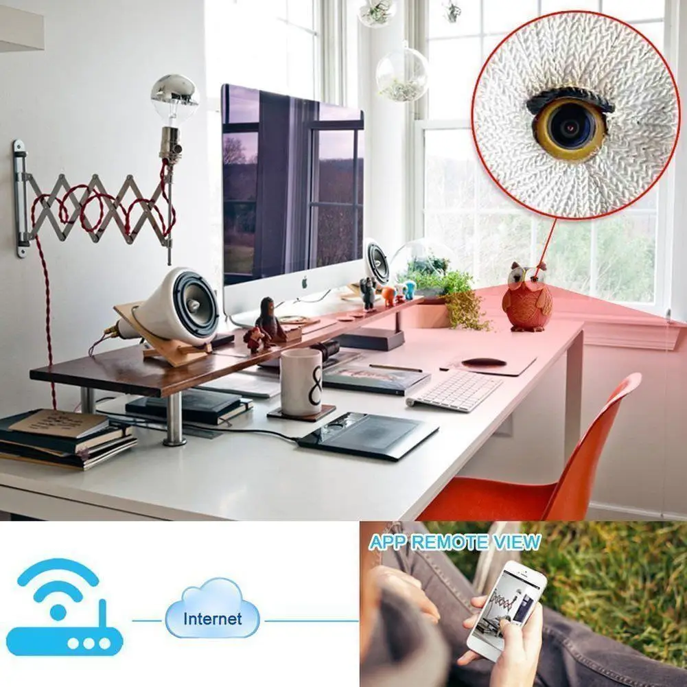 Мини 1080P DIY модуль камеры безопасности Wi Fi дистанционный монитор камера