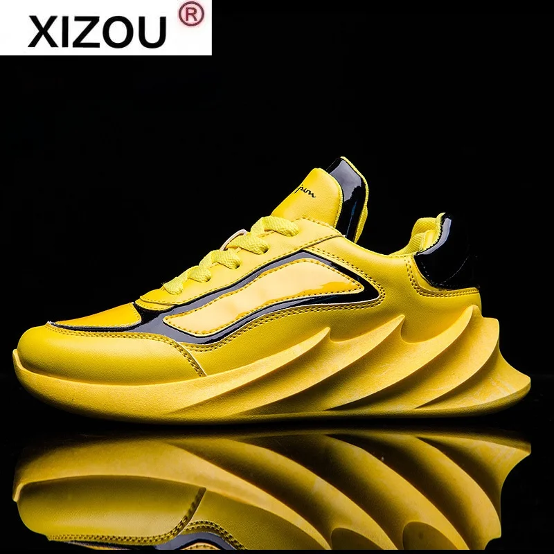 

XIZOU NEW 2021 nova moda tEnis de corrida inferior respirAvel sapatos confortAveis esportes sapatos masculinos A prova de choque