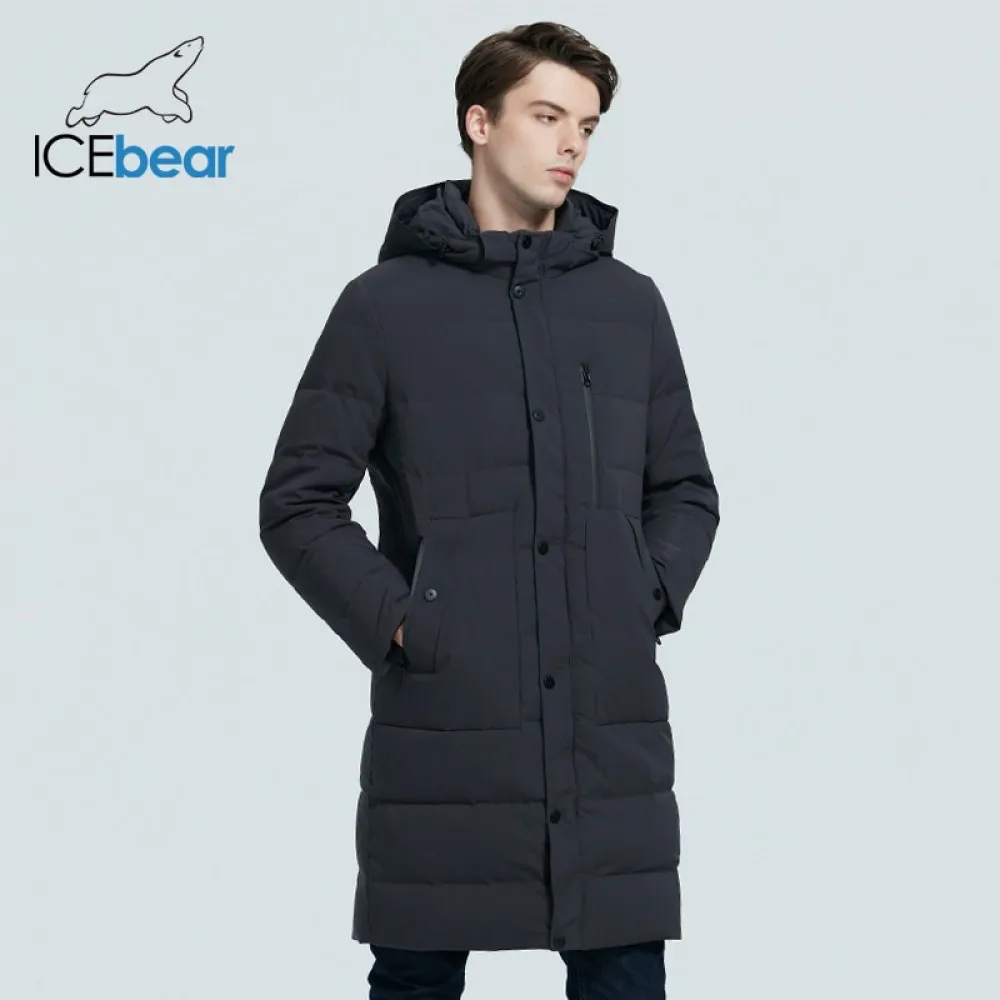 Icebear 2020 winter mens jacket fashion high quality casual male coat down brand apparel MN418826P | Мужская одежда