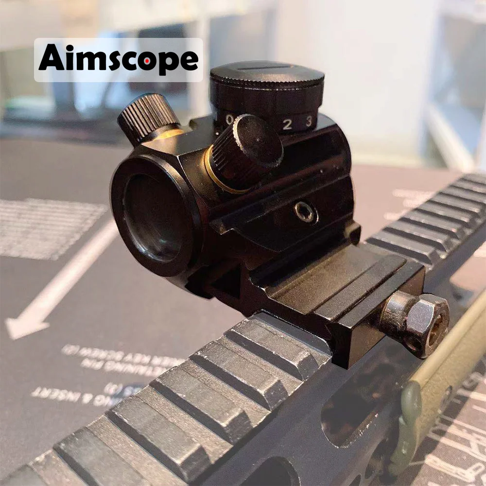 

Offset Rail Mount Micro Red Dot Sight Rifle Scope Airsoft Fit for 20mm Picatinny Weaver Rail Hunting Accessories