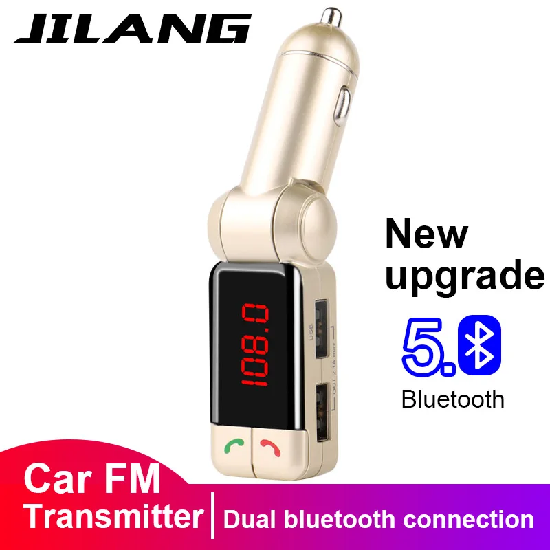 Автомобильный bluetooth-передатчик BC06B lcd MP3 fm-передатчик SD USB зарядное устройство Handsfree MP3-плеер Aux вход для телефонов iOS и Android
