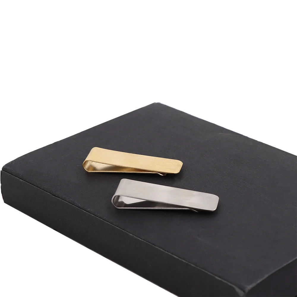 Простой металлический зажим для денег 2 цвета s Мужской держатель кошелек