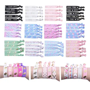 Повязка на голову для невесты, девичника, 10 шт., надпись Bride Tribe