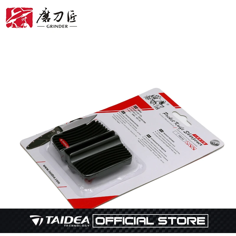 Outdoor Mini Professional Knife Sharpener - YOYAL T0813C, Carbide Sharpening System and TAIDEA Sharpening Tool image 4