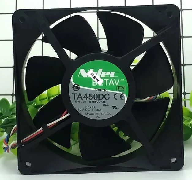 

for Nidec B35502-35 DEL Server Cooling Fan 3-wire DC 12V 1.40A 120x120x38mm