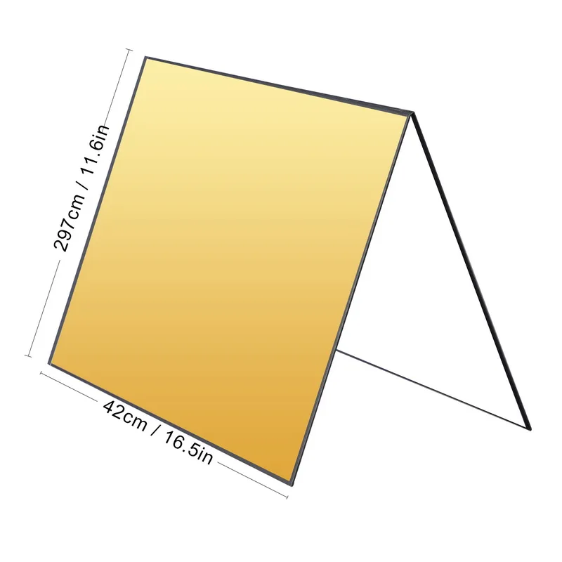 Foleto картонный складной отражатель черный золотой белый толстый бумажный книжка