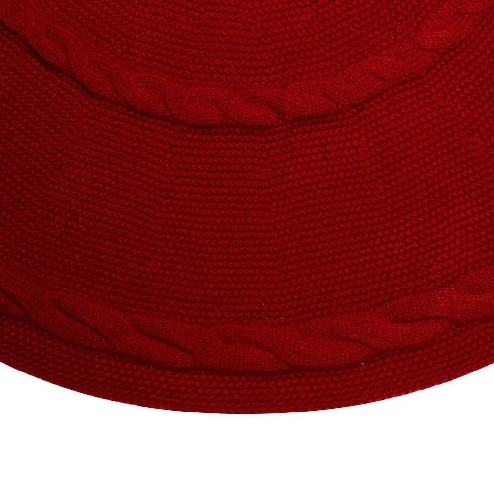 Вязаная юбка на рождественскую елку большой красный ковер Новогоднее украшение