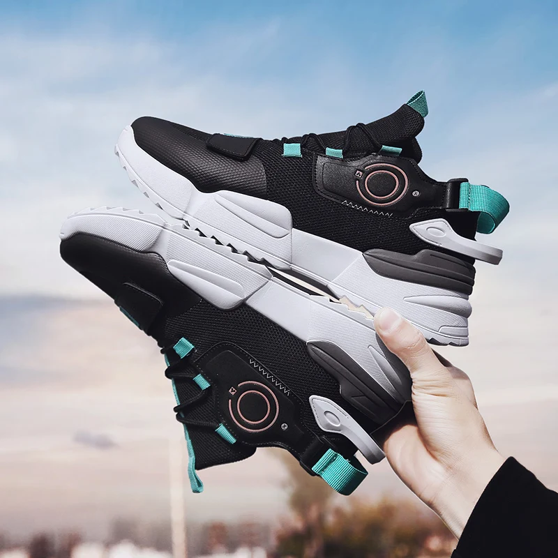 Men's Sneakers Summer Street Fashion Korean Style Dad Shoes Mesh Breathable Handsome Tide Non-slip | Обувь