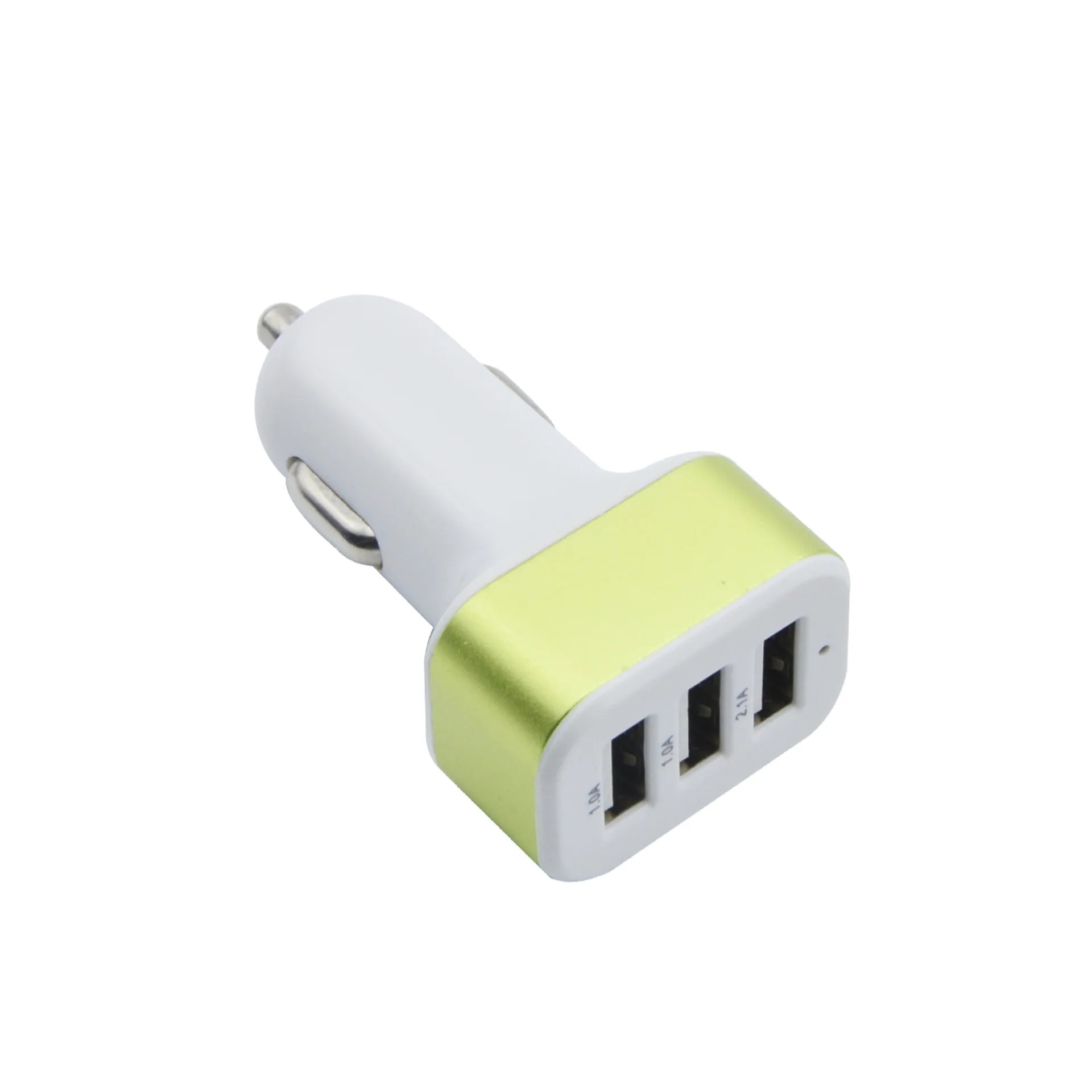 Подсветка Autolader Met Voor 3 Usb-poorten usb-адаптер для Sigarettenaansteker Dc 12 V/24 V 2.1A/1A | Автомобили и