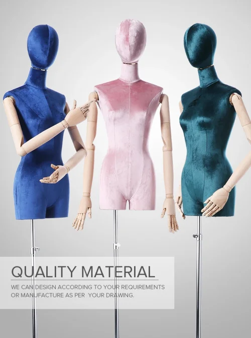 Форма для платья манекен женского торса с триподом и деревянными подлокотниками