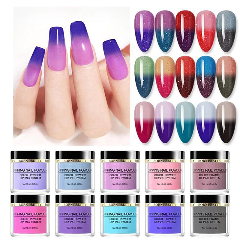 Dipping Nail Powder Shining Glitter Dust Power Decoration Gradient Natural Dry Dip Nail Power All For Manicure