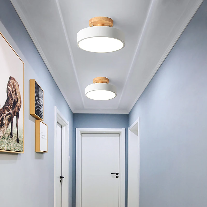 

Nordic Modern Led Ceiling Light Macron Living Dining Room Home Decor Bedroom Fixture Loft Porch Kid Room Indoor Ceiling Lighting