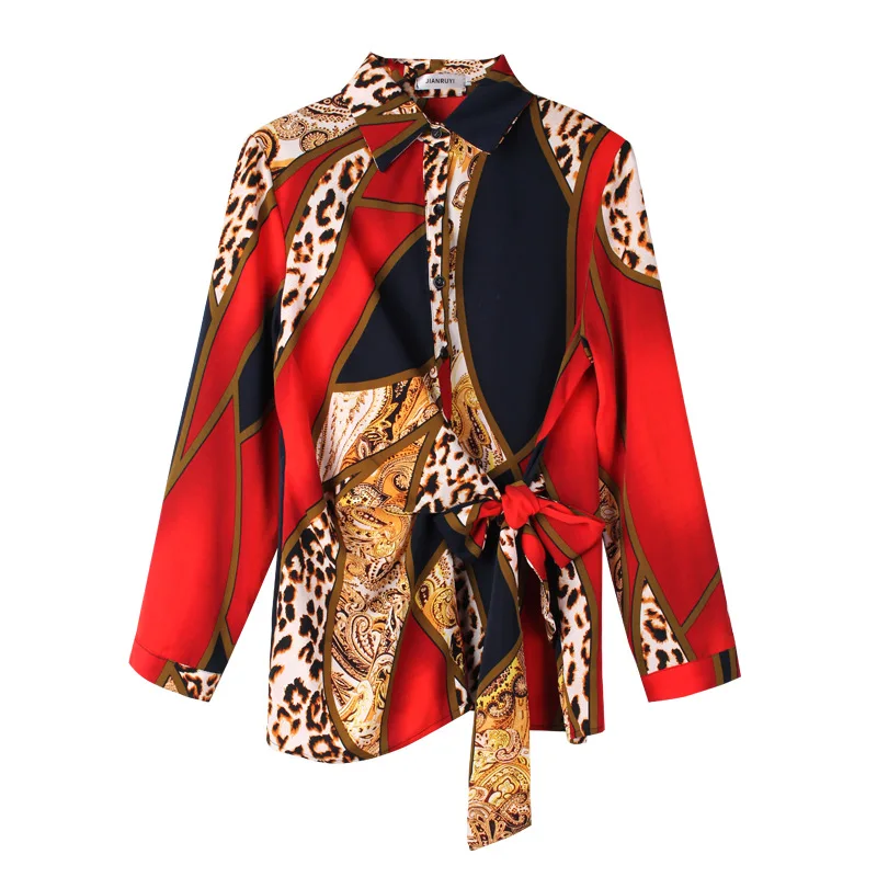 2020 most popular autumn shirt  women's slim fat cover belly shirt is thin autumn shir tMature and elegant style shirt