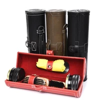 shoe shine care kit with compact case portable travel home neutral shoes polish set for men gifts