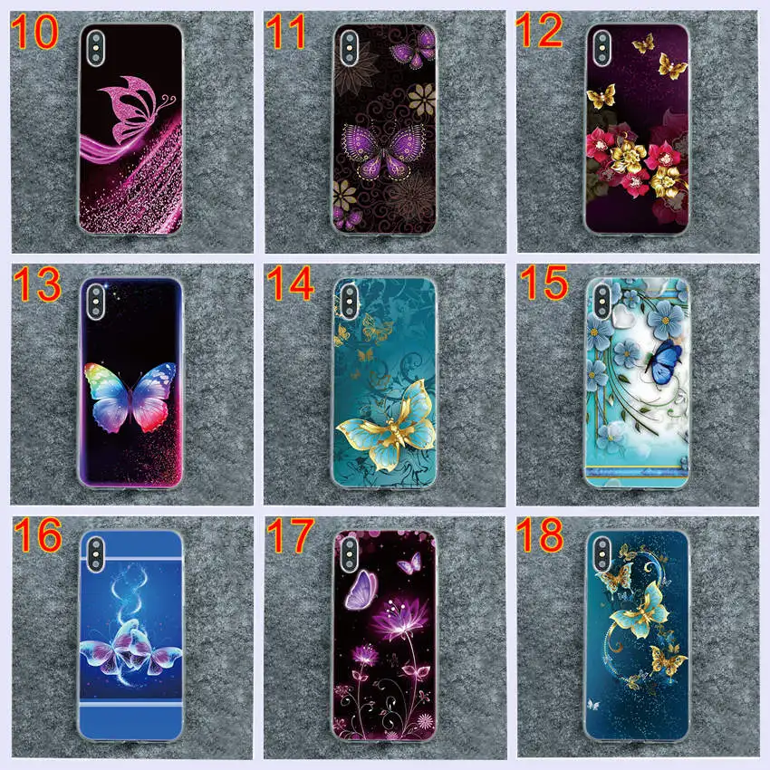 Мягкая задняя крышка из ТПУ с принтом бабочки для One Plus 3 3T 5 5T 6 6T OnePlus 7 pro