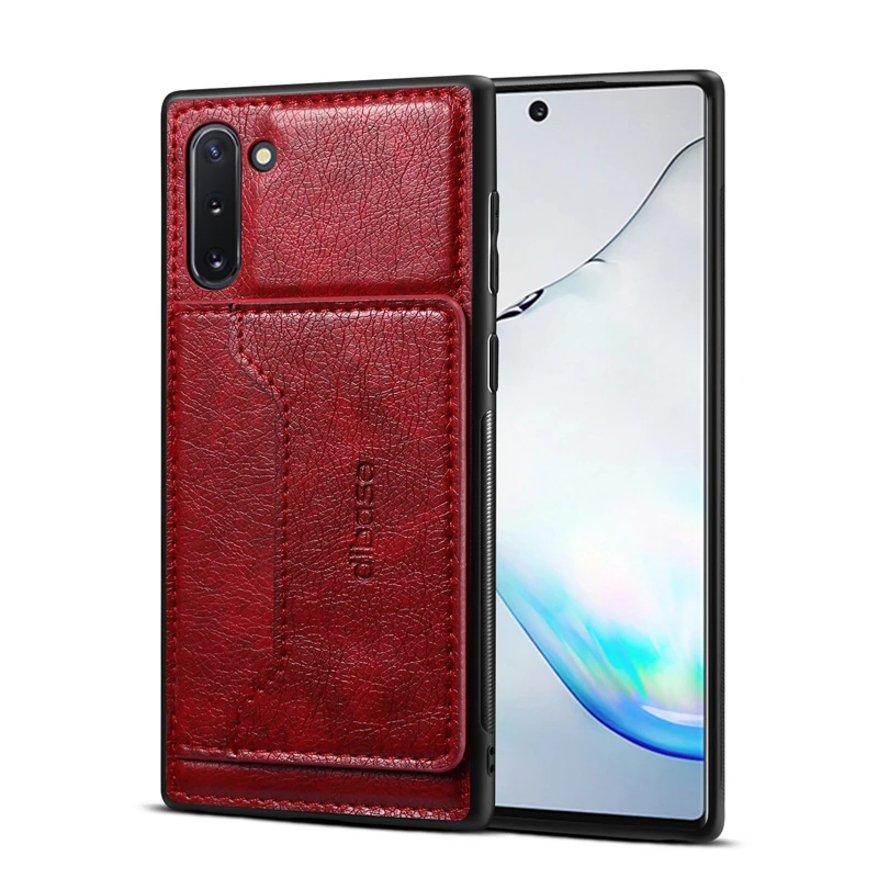 Для samsung Note10 Mangnetic задняя крышка чехол карта телефон защитный бизнес Стенд для Galaxy