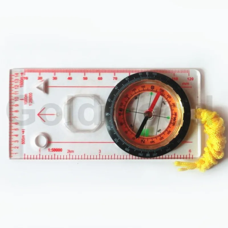 

Многофункциональный оригинальный широкий Компас для путешествий по ходьбе противоударный водонепроницаемый компас для походов и скалола...