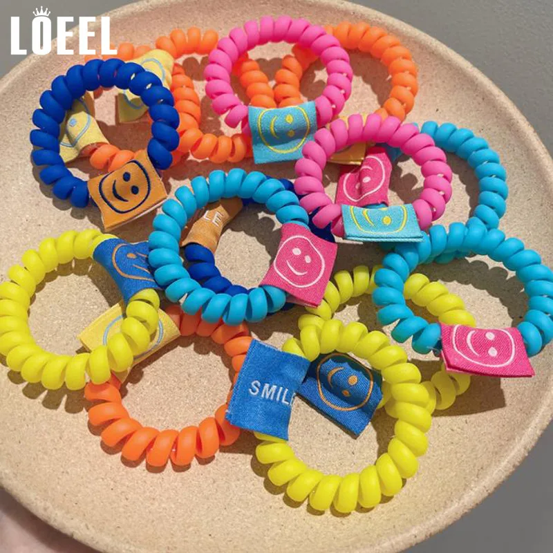 2 звёздочки высококачественные резинки для волос с телефонной проволокой