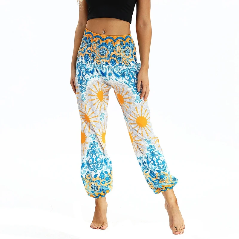

Women's Hippie Pants Yoga Floral Bohemian Pants
