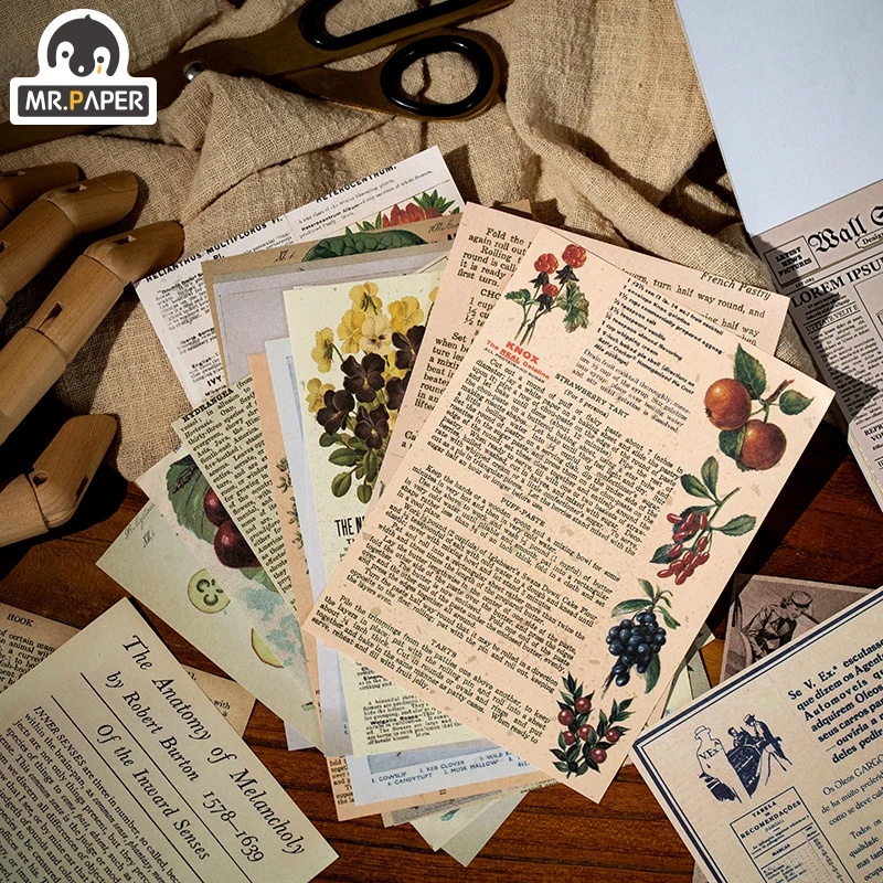 Mr.paper 60 шт. карточка для записи во время путешествий скрапбукинга/создания