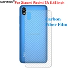 Прочная защитная пленка для экрана из углеродного волокна для Xiaomi Redmi 7A, 5,45 дюйма, с защитой от отпечатков пальцев, не закаленное стекло