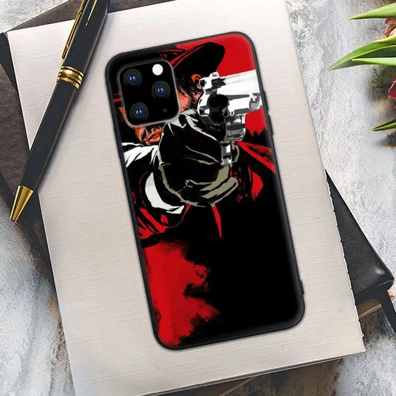 Силиконовый чехол Red Dead выкуп 2 для IPhone 13 Mini 12 11 Pro Max Xs X Xr 8 7 Plus Se 2020 | Мобильные