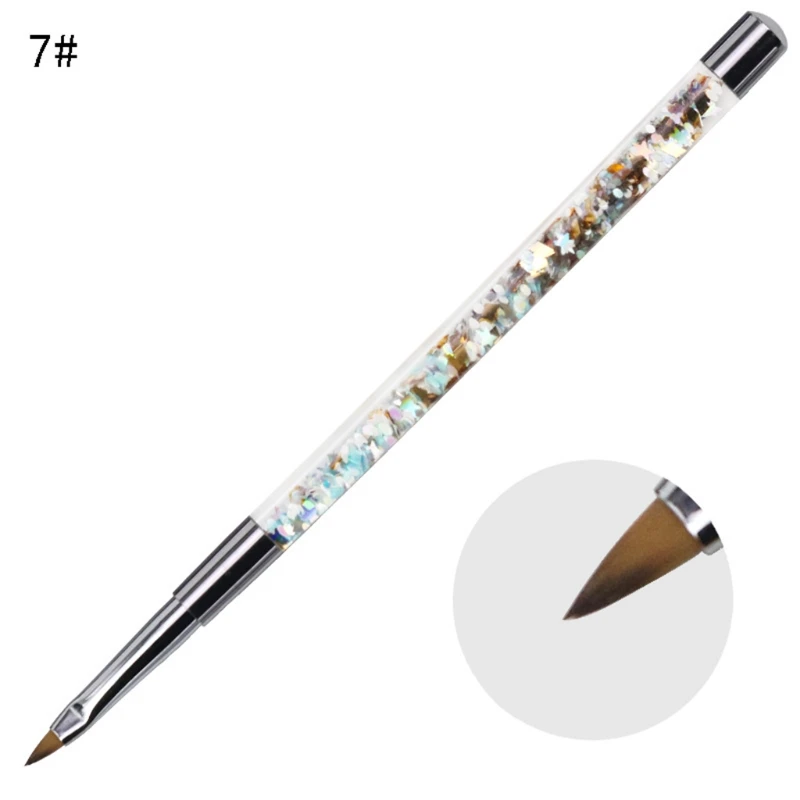 

Acrylic Nail Brush UV Gel Painting Liner Pen Manicure Pedicure Kit X7JA