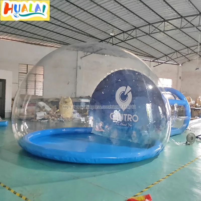 Гигантское Рождественское украшение 2019 надувной снежный шар надувная