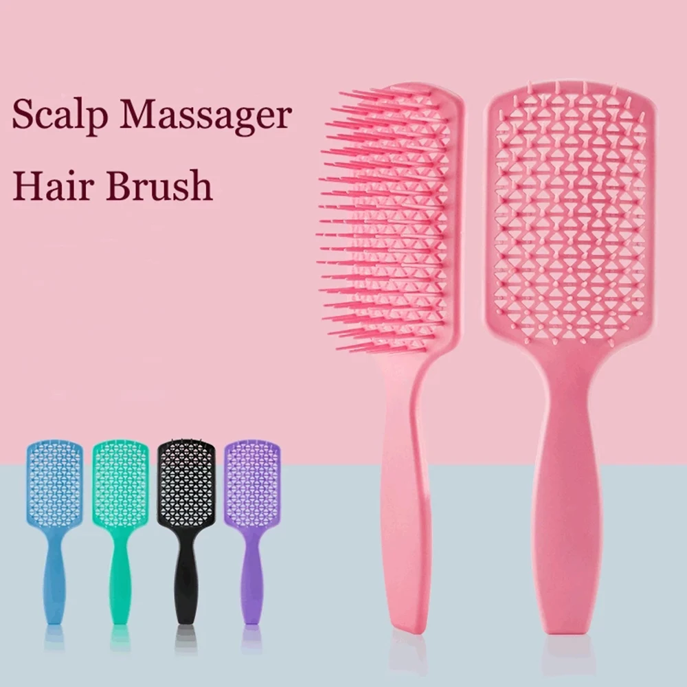 

Massage Detangling Hair Brush Scalp Massage Hair Comb Detangling Brush For Curly Hair Brush Detangler Hairbrush Women Men Salon