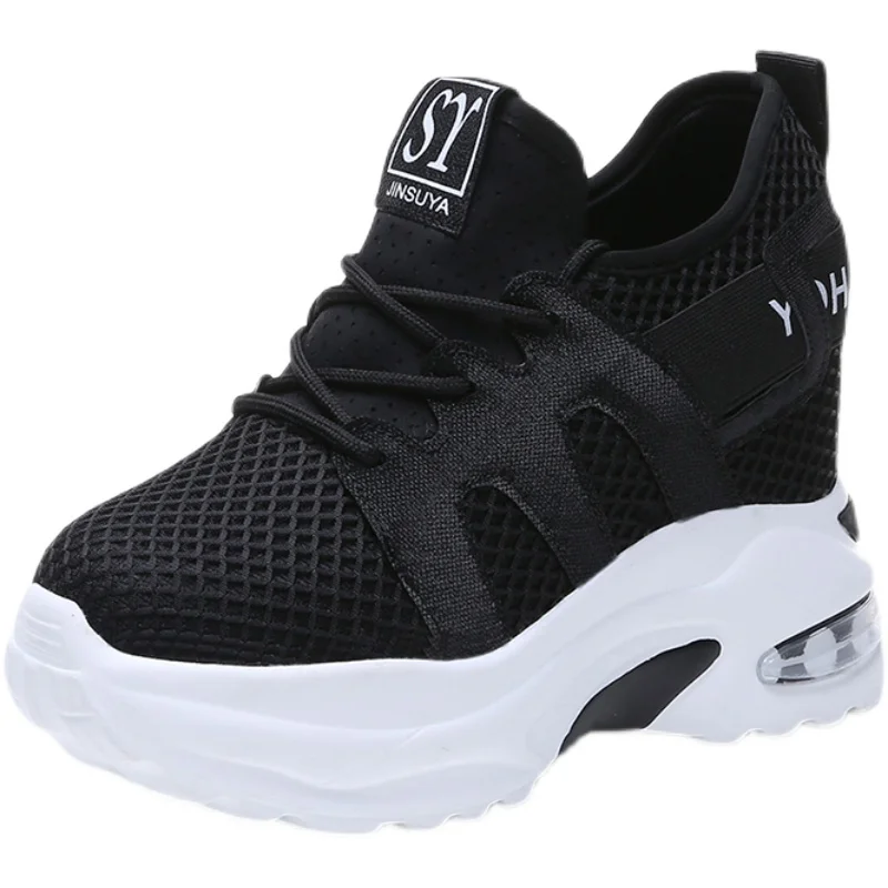 

2021 Spring white Colors Women Sneakers Breathable Platform Shoes Designer Chunky Sneakers Fashion Autumn Femme Dad Casual Shoes