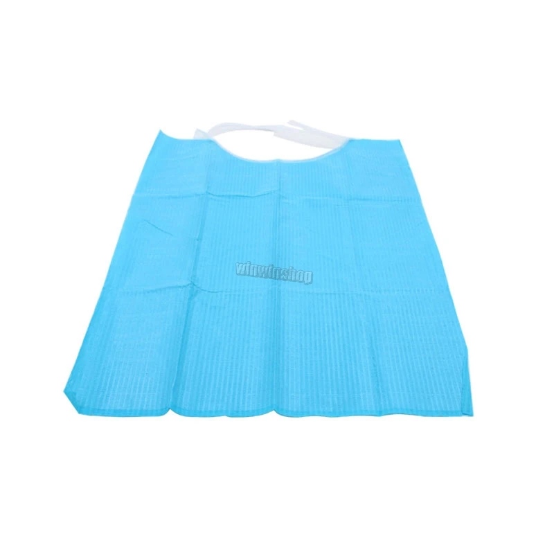 30 шт./пакет стоматологический одноразовый синий тюрбан медицинский бумажный