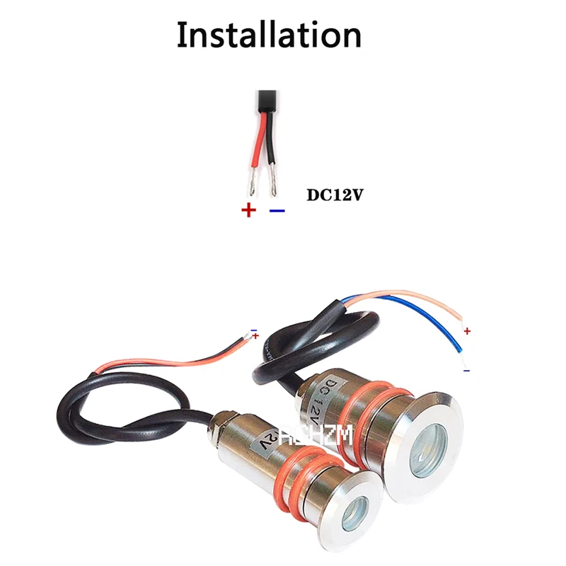 Миниатюрный светодиодный светильник для внутреннего дворика 22 мм 12 В