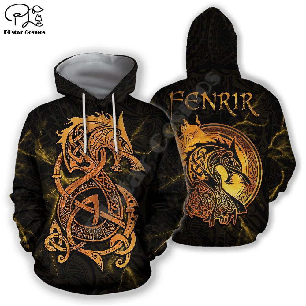 

PLstar Cosmos Viking Armor Tattoo Warrior Viking God Odin Symbol NewFashion Tracksuit Harajuku Funny 3Dprint Men/Women Hoodie 24