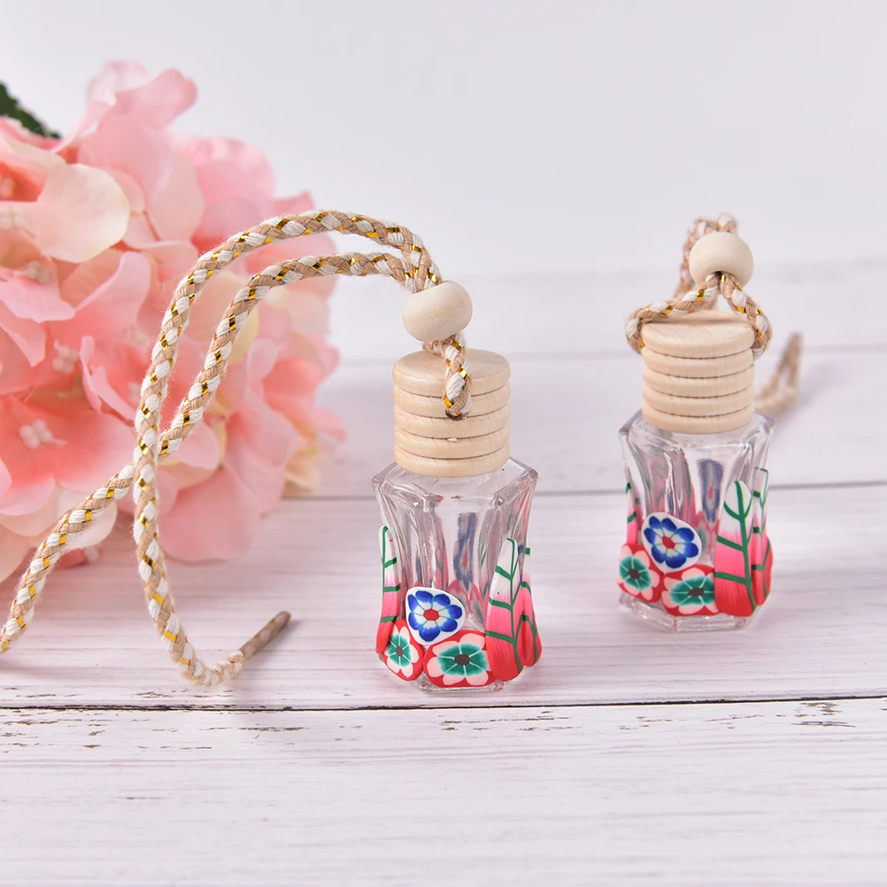 Милый стеклянный флакон для духов 12 мл полимерные глиняные флаконы эфирных масел