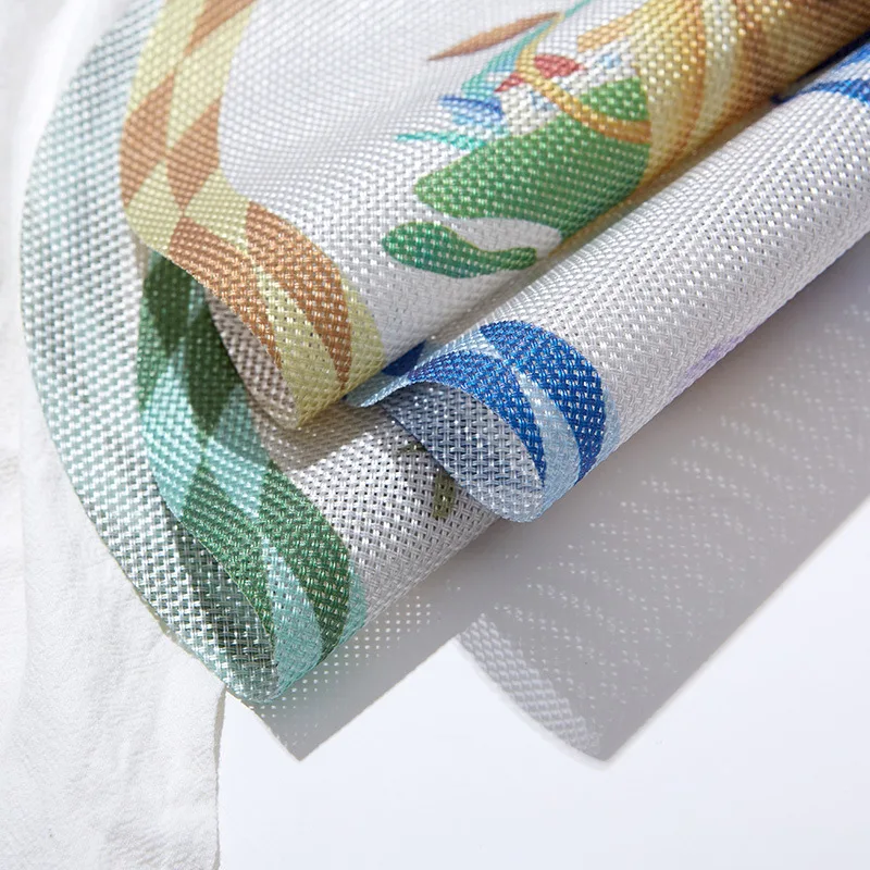 Круглый дизайнерский нескользящий коврик в скандинавском стиле с мультяшным