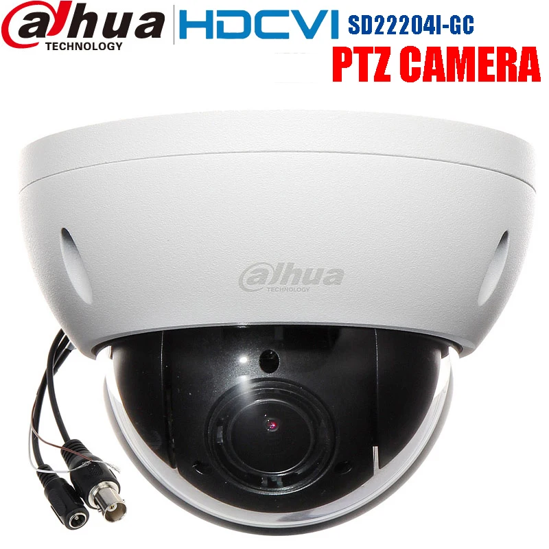 

Security Camera 2MP 4x PTZ HDCVI Camera DH-SD22204I-GC CMOS 25/30fps@1080P DHI-SD22204I-GC SD22204I-GC camera