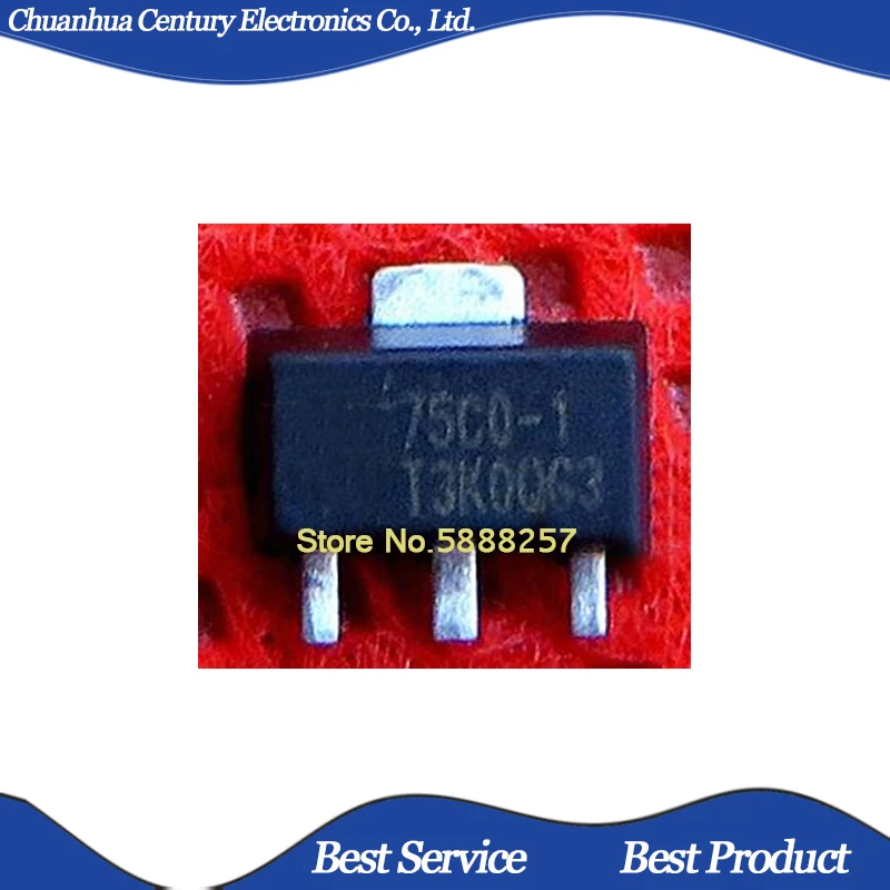 

5 шт./лот HT75C0-1 HT75C0 75C0-1 SOT89 оригинальный и новый цвет